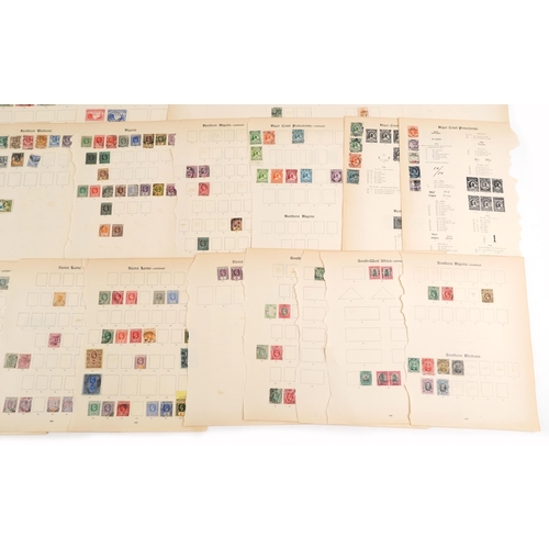 2225 - Victorian and later Commonwealth stamps to included Niger Coast, Nigeria, Northern Rhodesia, Nyasala... 