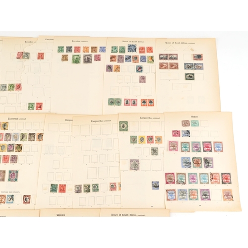 2226 - Victorian and later Commonwealth stamps to include Sudan, Tanganyika, Transvaal, South Africa and Za... 