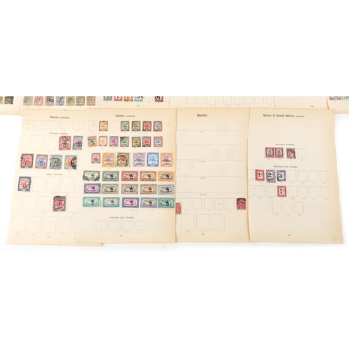 2226 - Victorian and later Commonwealth stamps to include Sudan, Tanganyika, Transvaal, South Africa and Za... 