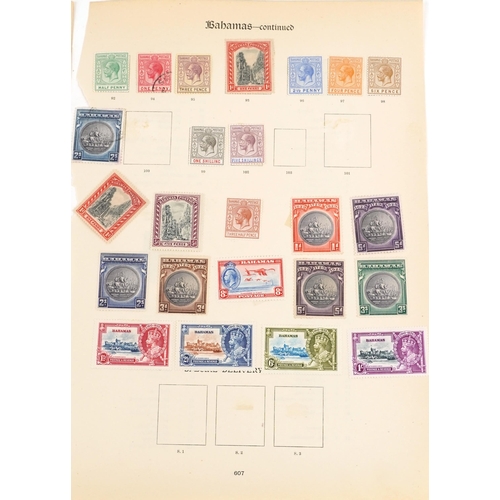 2229 - Victoria and later Bahamas stamps, mainly in mint condition, many with War Tax overprint.