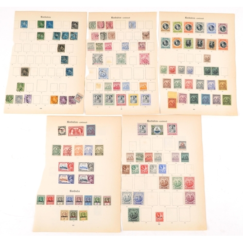 2230 - Victorian and later Barbados stamps, many in mint condition, including sets, a complete set of Leewa... 