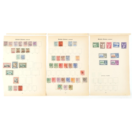 2232 - Victorian and later British Guiana stamps to include five early issues, three imperf., two perf., al... 