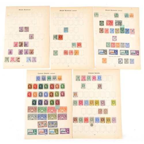 2233 - British commonwealth stamps to include British Honduras, Victorian and later stamps including a part... 