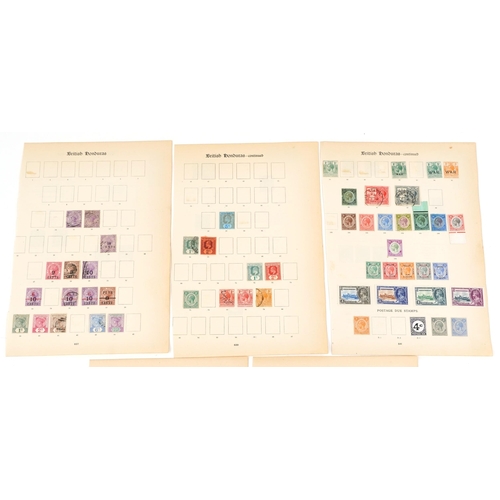 2233 - British commonwealth stamps to include British Honduras, Victorian and later stamps including a part... 