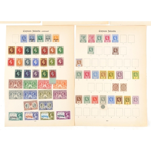 2233 - British commonwealth stamps to include British Honduras, Victorian and later stamps including a part... 