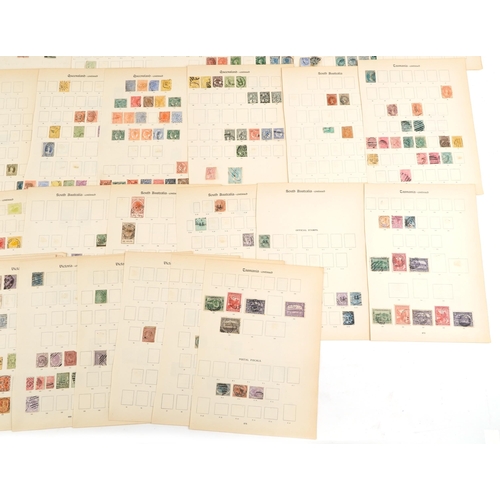 2239 - Victorian and later Commonwealth stamps to include Australia, New South Wales, Queensland, South Aus... 