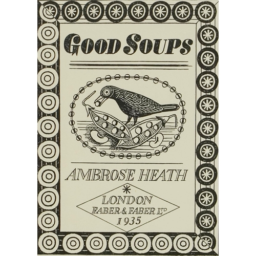 3664 - Edward Bawden - Good Soups, 20th century British school lithograph printed by Curwen Press 1936, fra... 