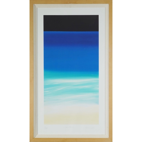 3691 - Lynne Timmington - Lido Blue & Ultramarine, a pair of 20th century gliché  prints, each sign and edi... 