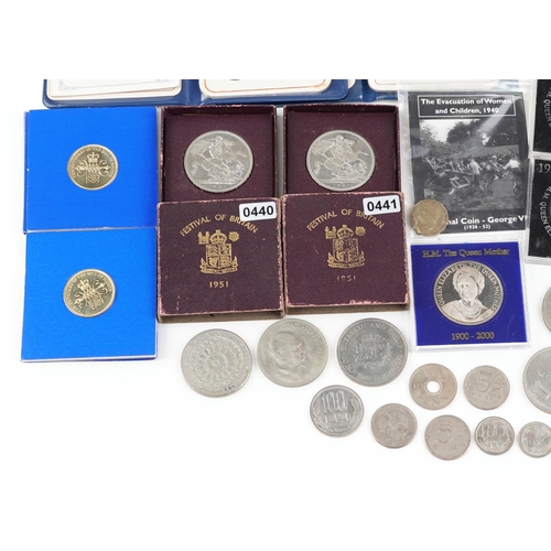 2162 - Antique and later British and world coins and banknotes including commemorative crowns, coin sets, a... 