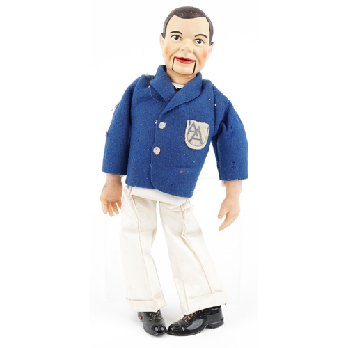 1336 - A vintage Archie Andrews Peter Brough's ventriloquist's doll by Palitoy with box, 36cm high.