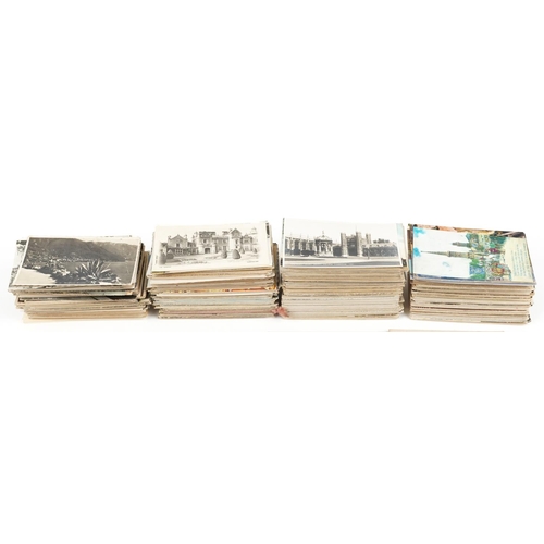 2269 - A collection of approximately four hundred topographic postcards including photographic, colour and ... 