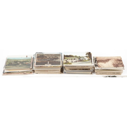 2259 - A collection of approximately four hundred topographic postcards including photographic, colour and ... 