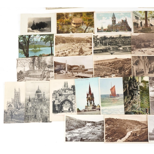 2264 - A collection of approximately four hundred topographic postcards including photographic, colour and ... 