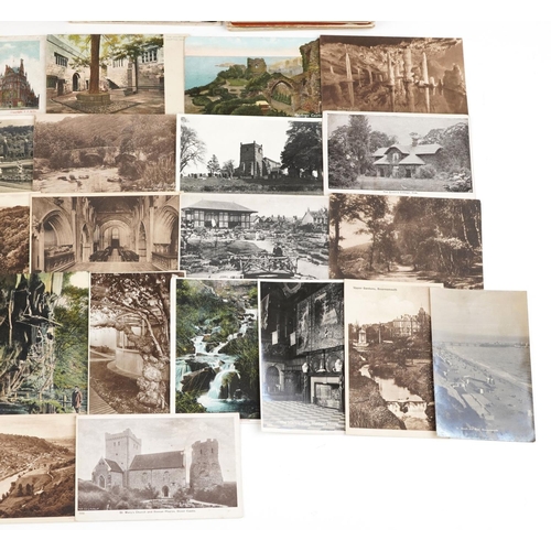 2264 - A collection of approximately four hundred topographic postcards including photographic, colour and ... 