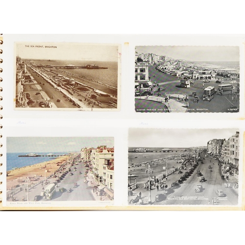 2272 - An album of photographic, colour and reproduction postcards relating to Brighton and it's environs.