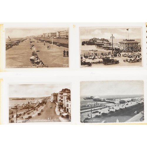 2272 - An album of photographic, colour and reproduction postcards relating to Brighton and it's environs.