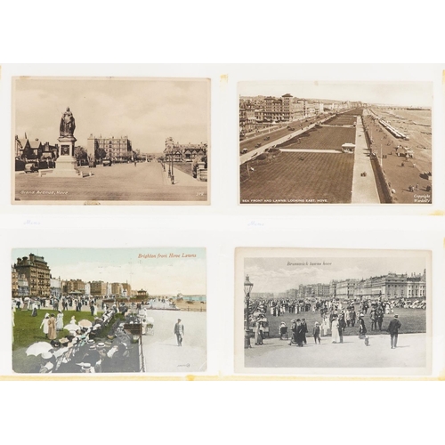 2272 - An album of photographic, colour and reproduction postcards relating to Brighton and it's environs.