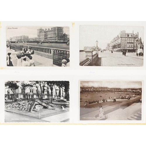 2272 - An album of photographic, colour and reproduction postcards relating to Brighton and it's environs.