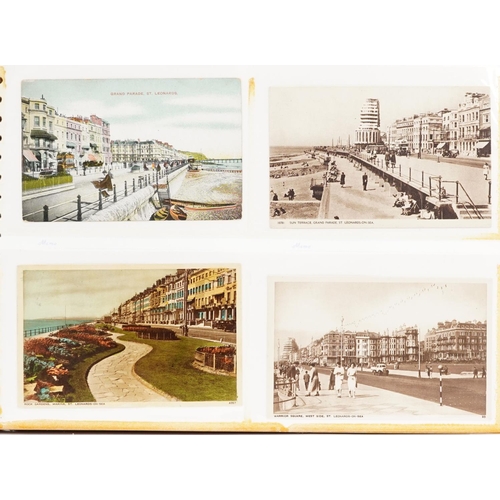 2272A - An album of photographic, colour and reproduction postcards relating to Bexhill-on-Sea and it's envi... 