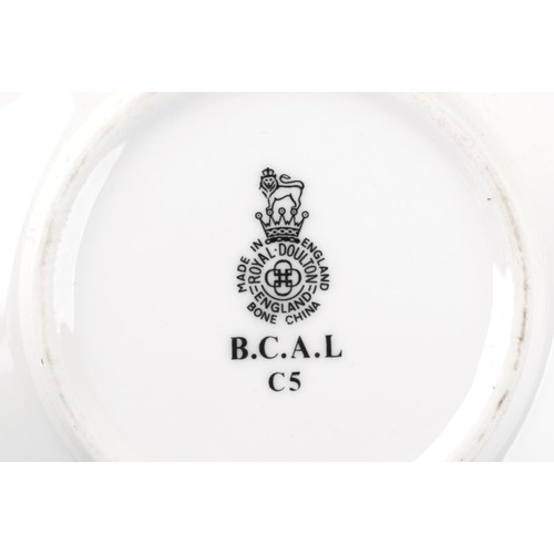 2342 - Nineteen British Caledonian Airways first class finger bowls with original box, each 10cm in diamete... 