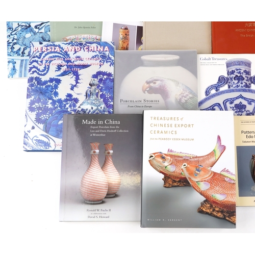 2383 - A collection of Chinese porcelain reference books.