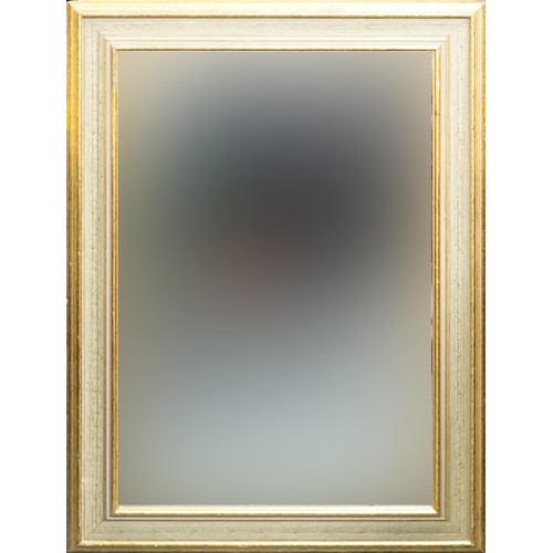 1108 - Contemporary gilt framed wall hanging mirror retailed by The Heated Mirror Co, 120cm x 75cm
PROVENAN... 