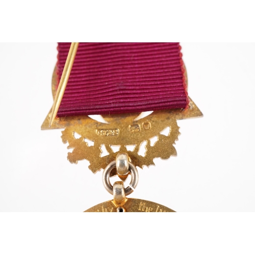 1628 - A silver gilt masonic presentation medal dated 1957 presented to Wilfred Collins by The Imperial Col... 