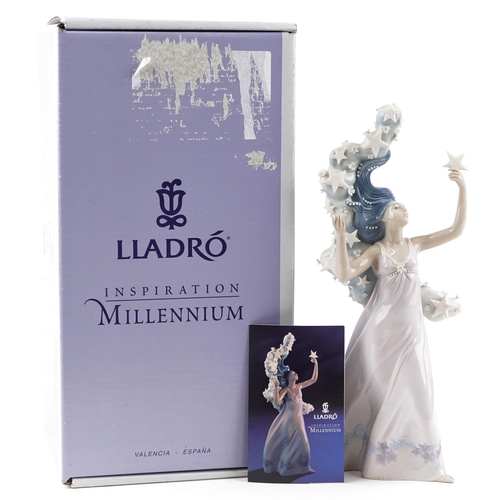 718 - A Lladro study of a female - Milky Way, numbered 5569, 40cm high, with box.