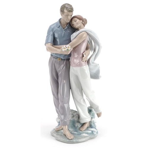 736 - A large Lladro figure group of a man and woman - You Are Everything to Me, numbered 6842, 36cm high,... 