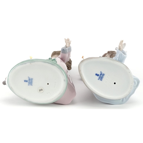 739 - Two Lladro figures of fairies holding a magic wand - Under My Spell 6170 and Magical Moment 6171, th... 