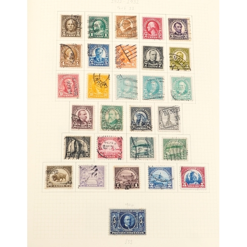 1523 - 19th century and later American stamps, mainly housed in an album, including Airmail, 1922-1932 Pert... 