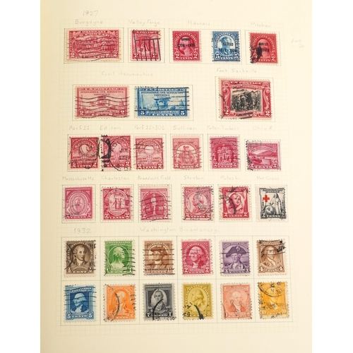 1523 - 19th century and later American stamps, mainly housed in an album, including Airmail, 1922-1932 Pert... 