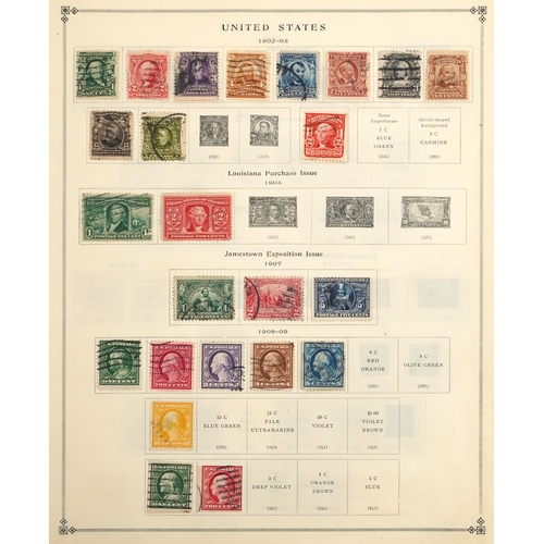 1524 - A large quantity of US stamps, some in albums and loose album sheets, many 19th century.