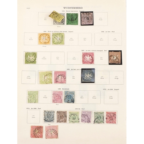 1560 - 19th century and later world stamps, some mint examples, including Prussia, Quelimane and Wurtenberg... 