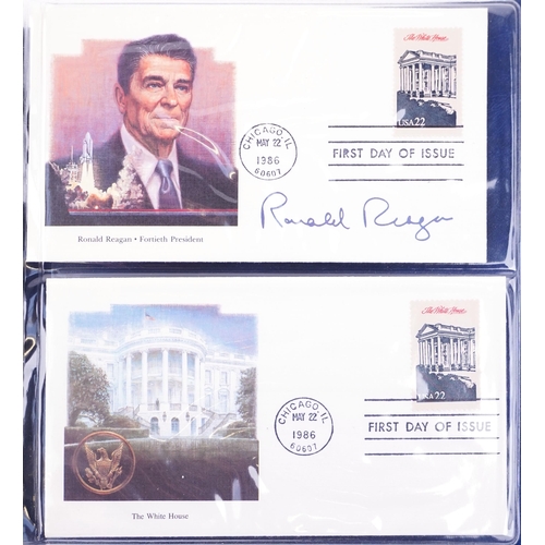 1521 - The Presidents of the United States first day covers album beginning with George Washington First Pr... 