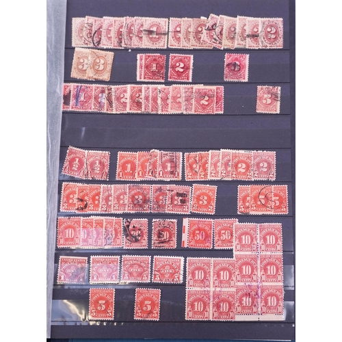 1520 - A 19th century and later collection of USA stamps including Special Handling, Confederate, Special D... 