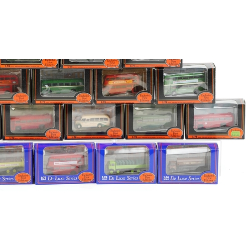 564 - Twenty six Exclusive First Editions diecast vehicles with boxes including Bedford OB Coach 20101, Br... 