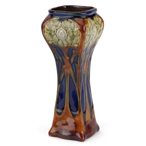 188 - A Royal Doulton Art Nouveau stoneware vase, 20cm high.