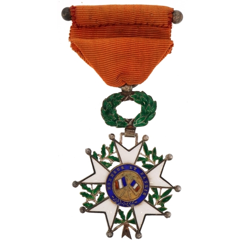 694 - A French military World War I Legion of Honour enamelled medal.