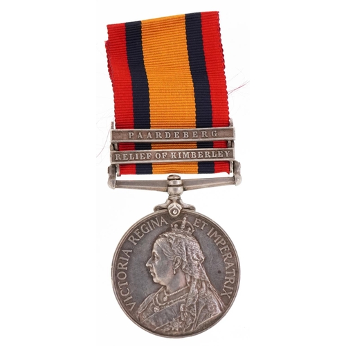 677 - A British military Queen Victoria South Africa medal awarded to 78655 DVR.J.MC MURRAY R.H.A., with P... 