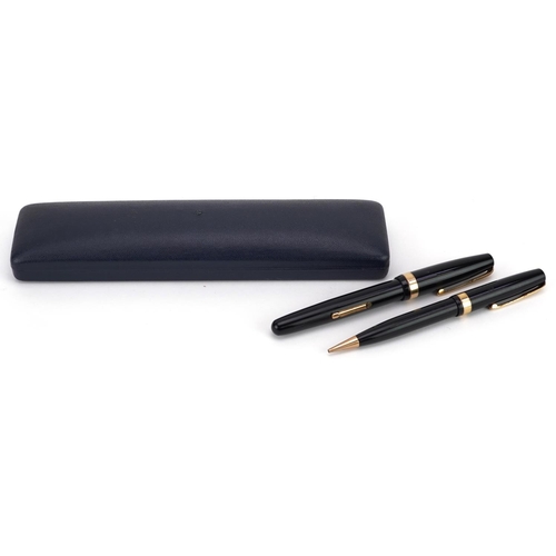 1193 - A Watermans fountain pen and ballpoint pen set with box.