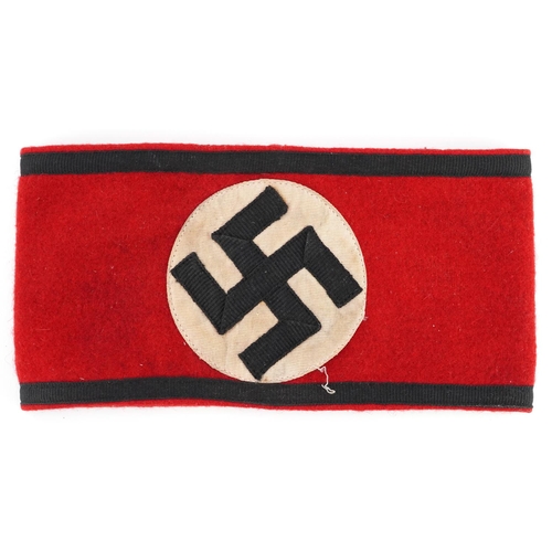 754 - A German military World War II Swastika armband.