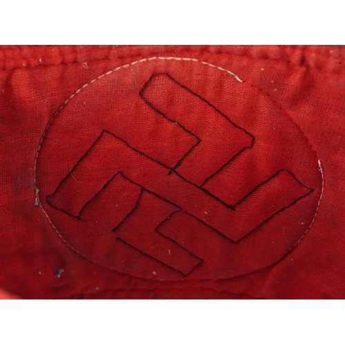 754 - A German military World War II Swastika armband.