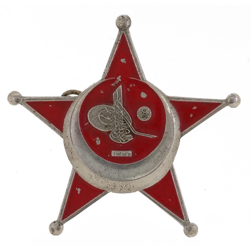 775 - A Turkish military interest World War I Gallipoli star badge.