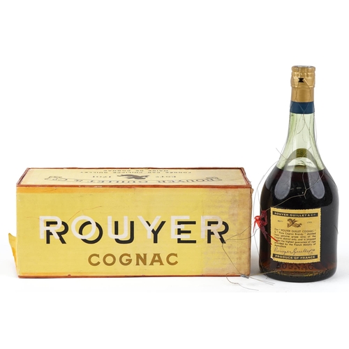  A bottle of Rouyer Guillet & Co. 50 Years Old cognac with box