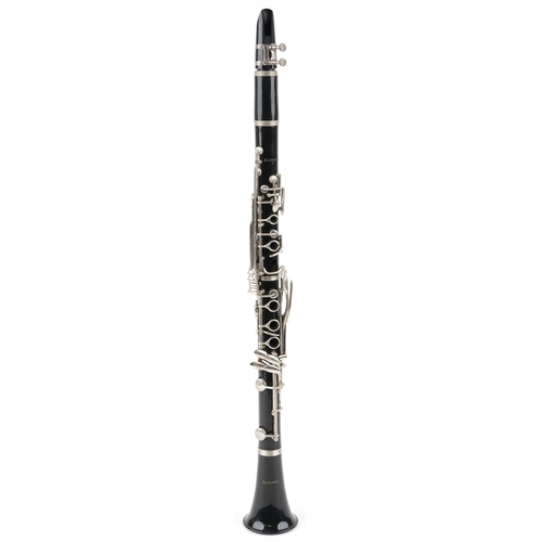 457 - An Elkhart clarinet with fitted case.