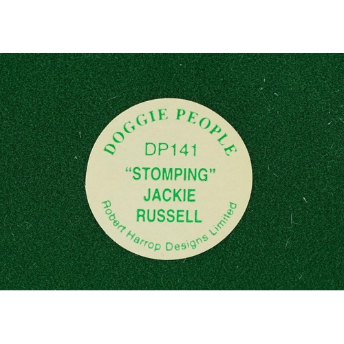 785 - Five Robert Harrop Doggie People figures comprising Stomping Jackie Russell numbered DP141, Lighteni... 