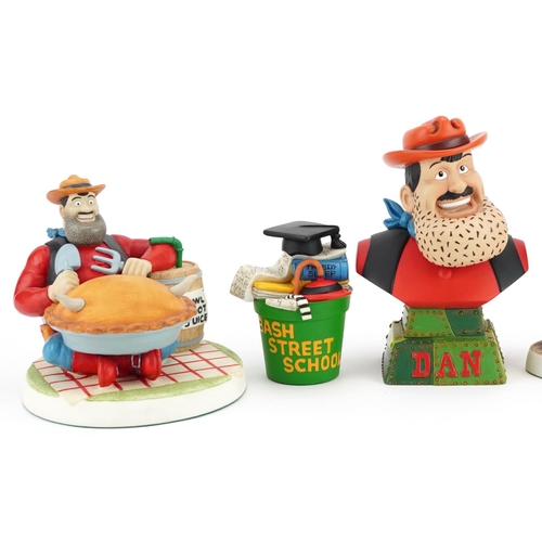 787 - Six Robert Harrop, The Beano, Dandy Collection figures including Picnic Desperate Dan numbered BDS04... 