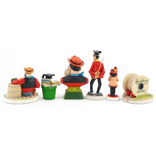 787 - Six Robert Harrop, The Beano, Dandy Collection figures including Picnic Desperate Dan numbered BDS04... 