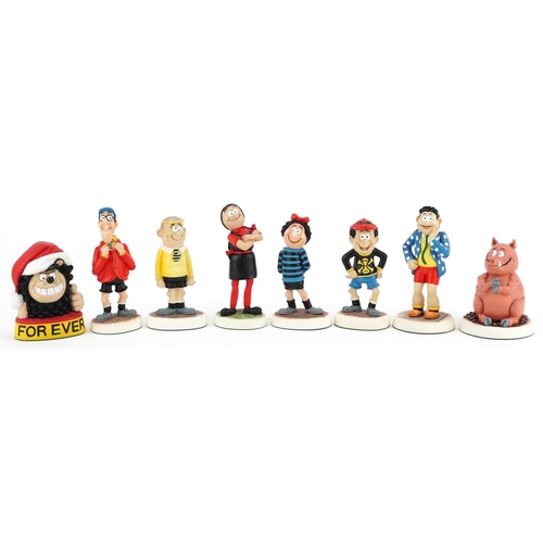 783 - Eight Robert Harrop, The Beano, Dandy Collection figures including Danny numbered BD10, Rasher numbe... 